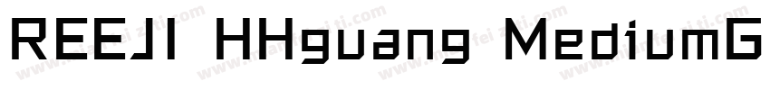 REEJI HHguang MediumGB10字体转换